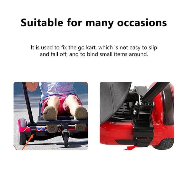 Justerbare sædestropper i nylon til hoverboard - 10 stk