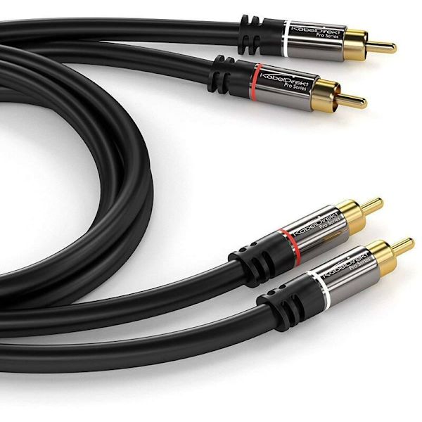 Sort telefon til højttalerkabel Nylon stereolydkabelbaneradio, smartphone, MP3 osv.