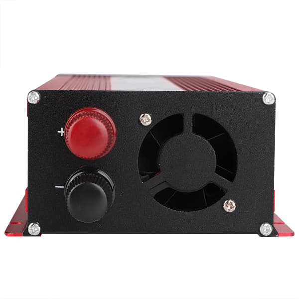 Bilsolcelleomformer 2000W med USB-lading, LCD-indikator, DC 12V til AC 220V