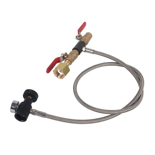 CO2 Cylinder Fyldningsadapter Slange Guld 1 Styk