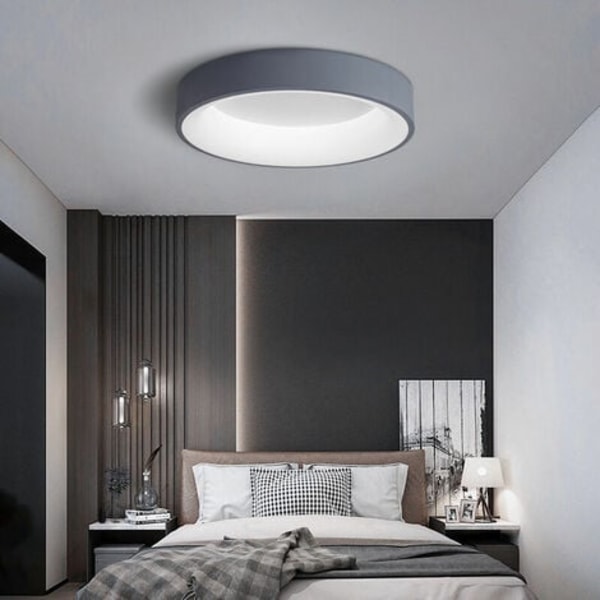 18W 23CM LED taklampe med sensor 1800LM IP54 LED baderoms taklampe Dimbar med fjernkontroll for balkong,