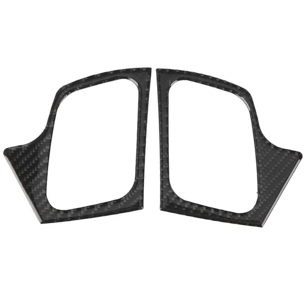 2 st Kolfiber Instrumentbräda Luftventil Trimskydd för Honda CR-V 2016-2019