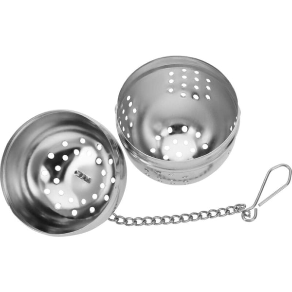 Silver Tea Separator Tea Time Tea Ball Filter för te, rostfritt stål