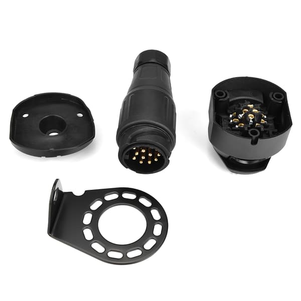 12V 13-polet trailerstik stik adapter beslag til campingvogn bugsering trækstang