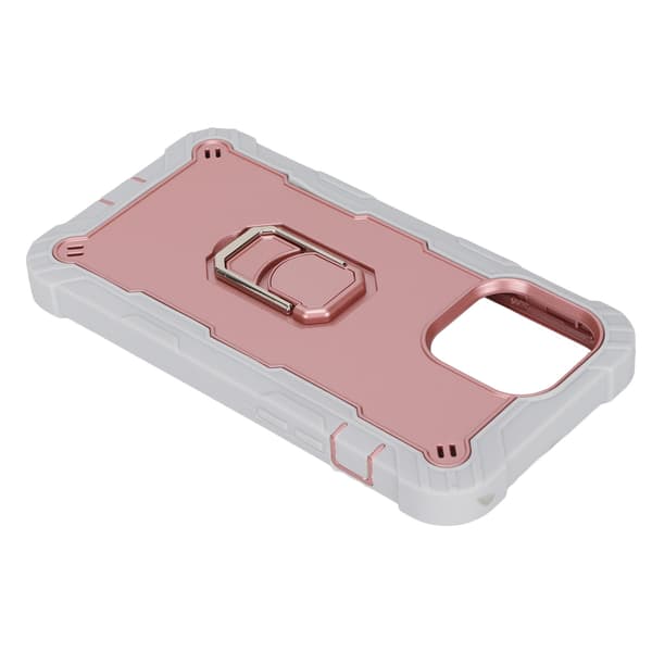 Ripebestandig Armor Stand-deksel for iPhone 13 Pro Max Grå Gull