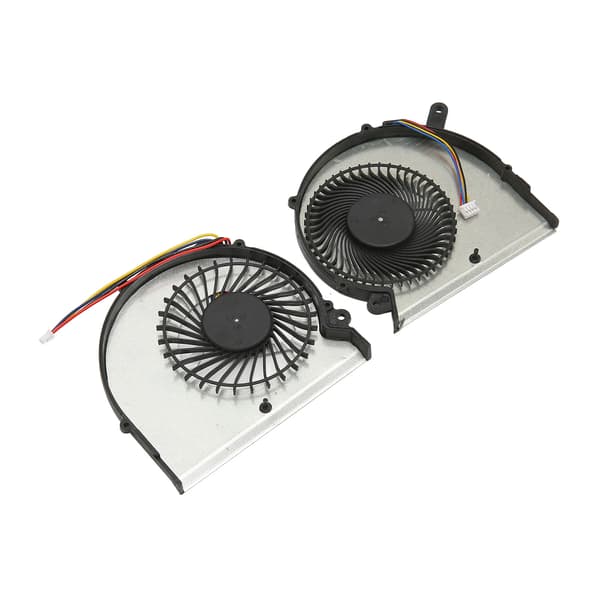 Laptop Køleblæser 4-polet Computertilbehør til GIGABYTE til AERO 15 til 15X til AERO 14 til RP64W til RP65W CPU GPU Blæser