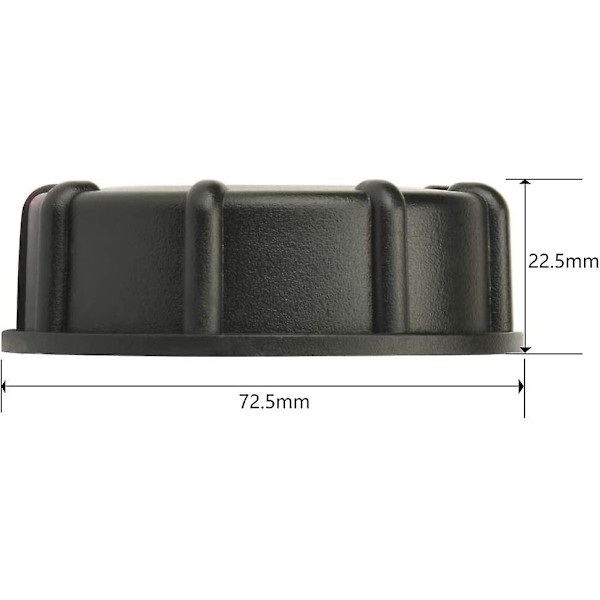 Adapter Ibc Cap S60x6 För tank 1000 liter, 1/2 tum