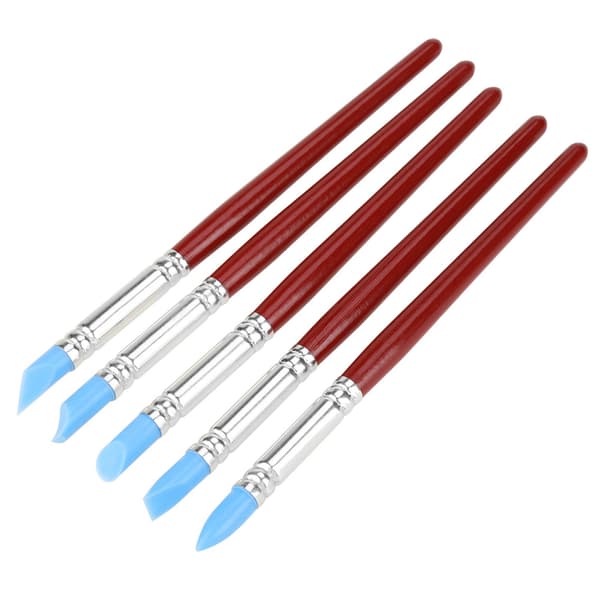 Gummispidser Ler Skulptur Carving Tool Set (5 stk)