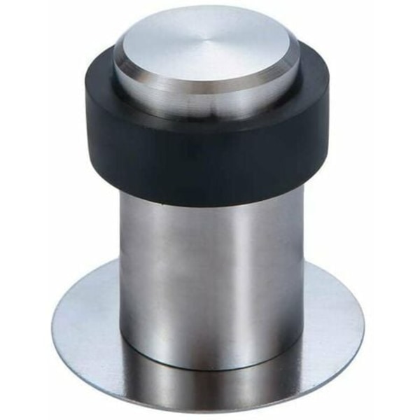 6 cm gulvlim i rustfritt stål dørstopper dørstopper dørstopper (pakke med 4)-6 cm