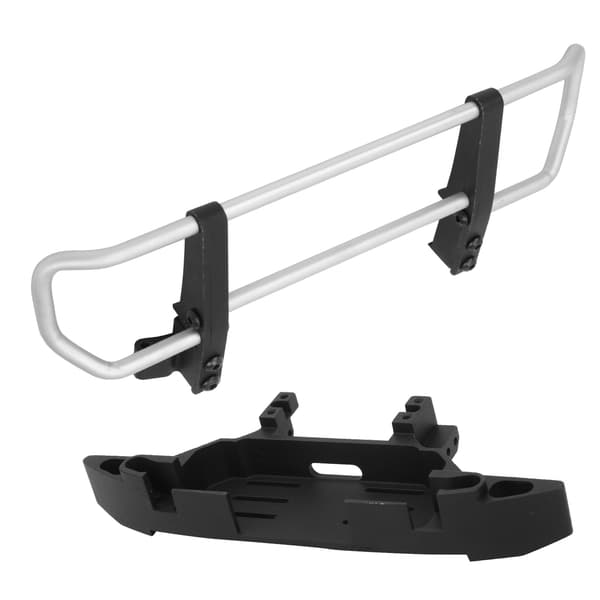 Metall frontfangerbase RC-biltilbehørsdeler passer til TRX4 TRX6 1 10 RC Crawler Sølv
