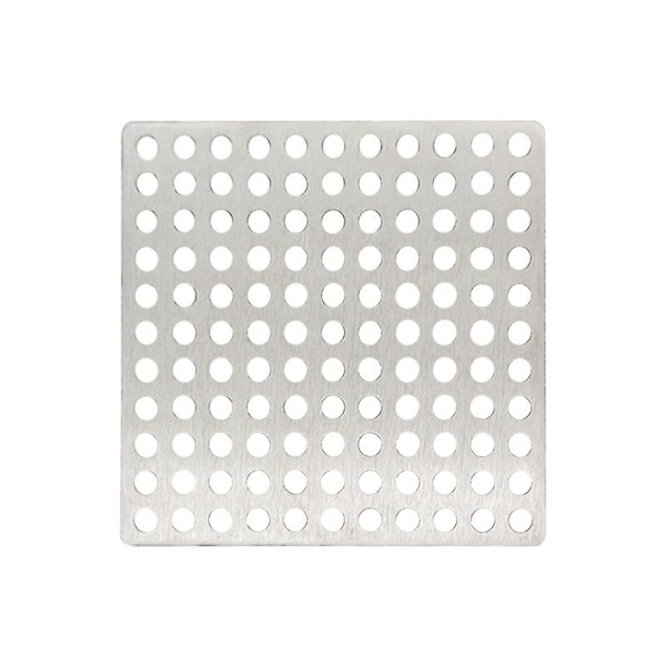 Neliönmuotoinen ruostumattomasta teräksestä valmistettu lattian cover (7 cm)