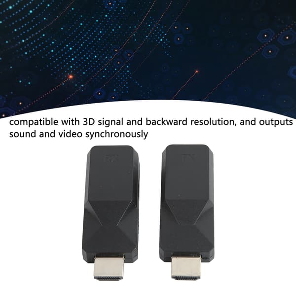 HD Multimedia Interface Extender Sender Mottaker 165ft Cat5 Cat6 Ethernet RJ45