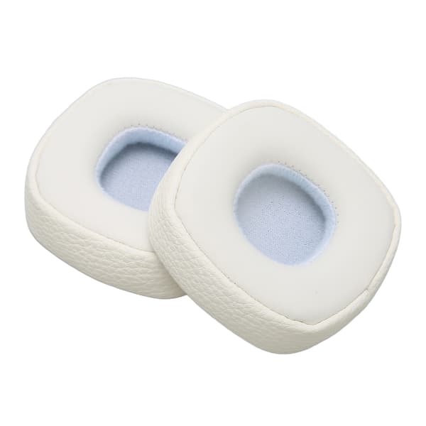 MAJOR III Hodetelefoner Erstatningsøreputer Memory Foam Protein Leather Hvit