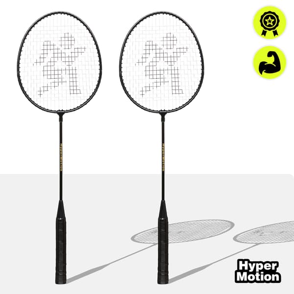 [qg] Bärbart badmintonset med nät och väska | HyperMotion 2 st