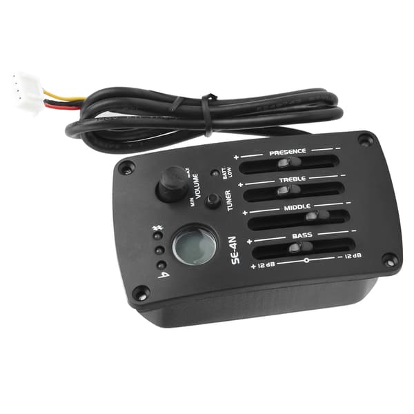 SE 4N 4-bånds EQ Equalizer Preamp for akustisk gitarpickup