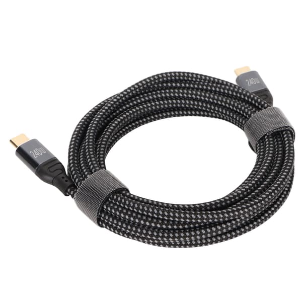 USB C til USB C-kabel 240W PD 3.1 E Mark 9.8ft Hurtigopladningskabel til bærbar telefon tablet