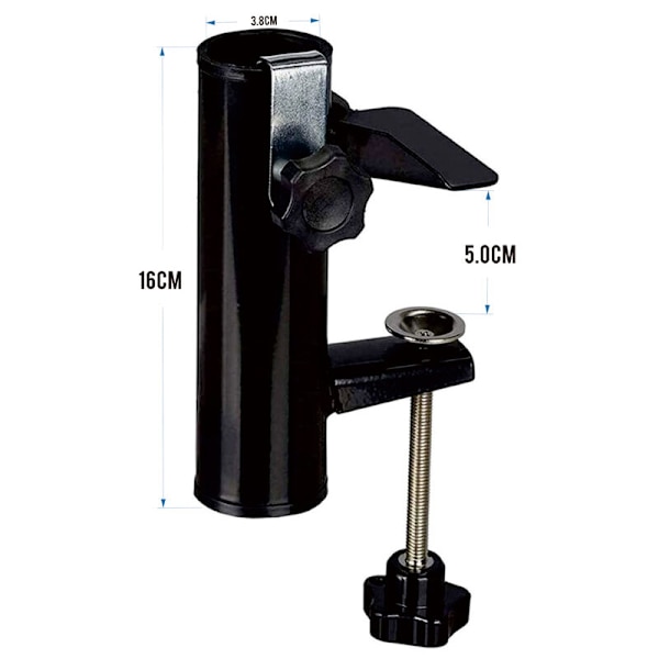 Universal Have Paraply Fast Klemme Stand Balkon Paraply Stand Udendørs Bord Fast Paraply Holder