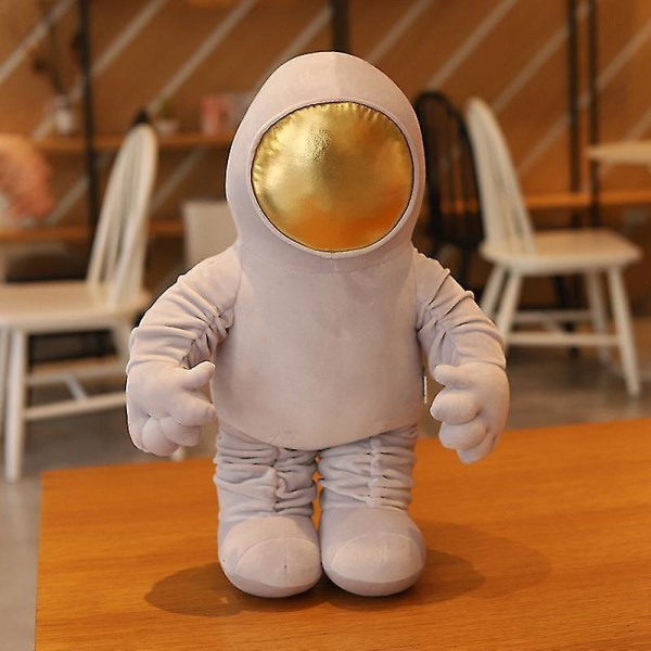 Astronaut Dukke Plys Legetøj Rumskib Dukke Børnedags Fødselsdagsgave Robot Dukke A Grey