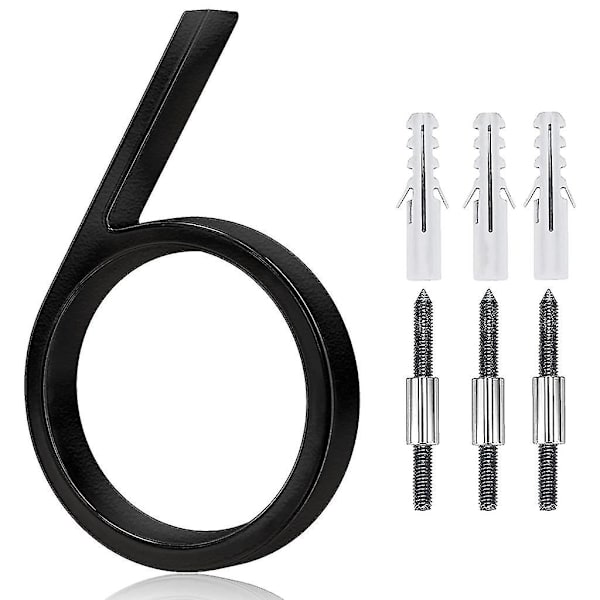 Sinklegering Flytende husnummer Bighted House Numbers 911 Synlighetsskilt 6