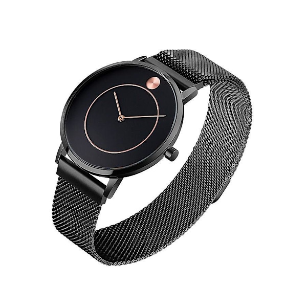 Herrmodeklocka Toppmärke Luxury Quartz Waterproof Watch 9197