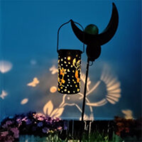 Solskyddslykta, Vattentät, Utomhusbelysning, Retro Hollow Lantern, Dekorativ konst, Garden Light