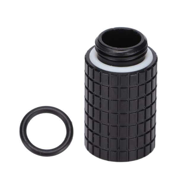25mm G1/4in Gevind Han til Hun Indvendig Hex Vandkølingsfitting Computer Vandkølesystem Sort