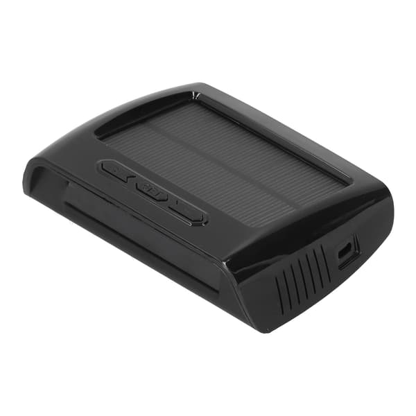 Solcellsdriven USB-däcktrycksövervakningssystem TPMS 4 sensorer LCD-display temperaturdetektering mittkonsolmonterad