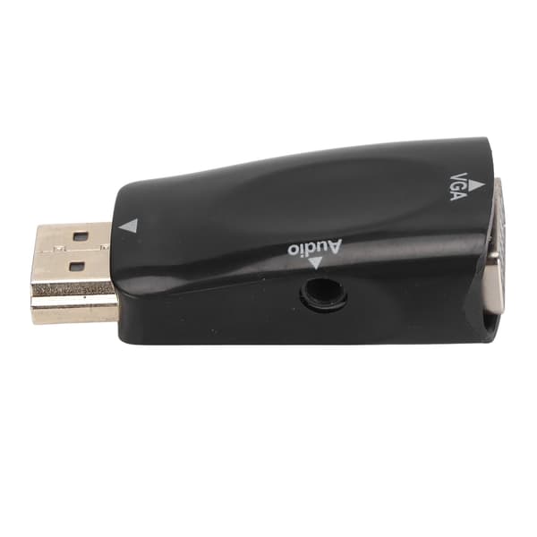 HDMI til VGA Konverter 1080P Adapter med 3,5 mm Lydinterface