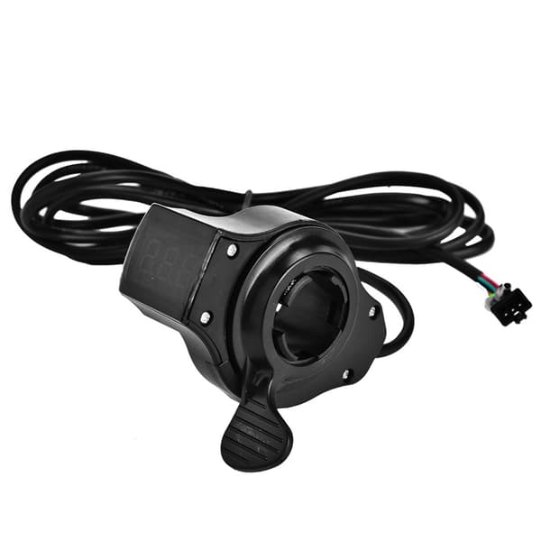 12V til 99V Ebike Scooter Tommelgass LCD Batterispenning Display Tilbehør