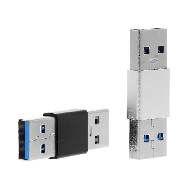 Dual-head USB3.0-portadapter er han-til-han i begge ender