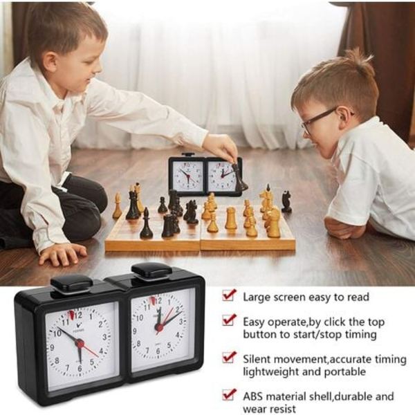 Schackklocka, Schackpendel Schackklocka Professionell schackstoppur, Mekaniska schackklockor Keeper,Chess Countdown Clo