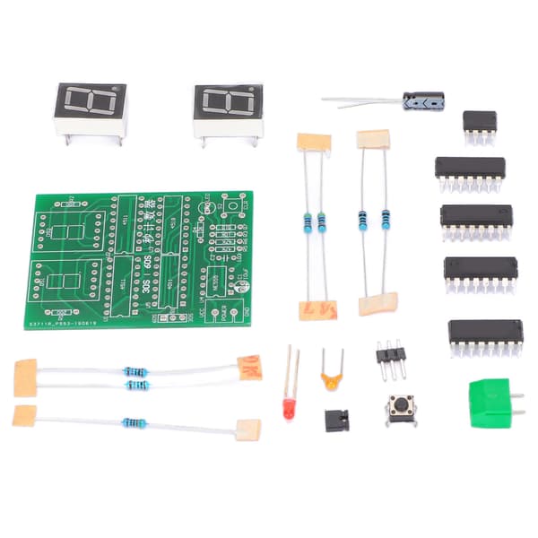 Digital Elektronikk Teknologi Timer Teller Modul Kit 30s til 60s Loddepraksis Læring