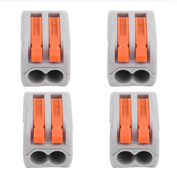 100 st Push Wire Connector Snabbkopplingsplint Parallell Enhet PCT-212