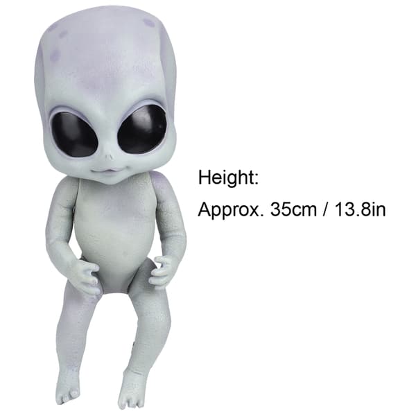 Alien Docka Realistisk Spädbarnssamling Present till Barn Vuxna