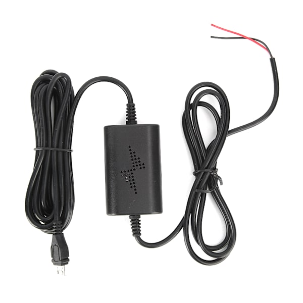 12V 24V til 5V 2.5A Micro USB Bilparkeringsmonitor Step Down Kabel til Dash Cam