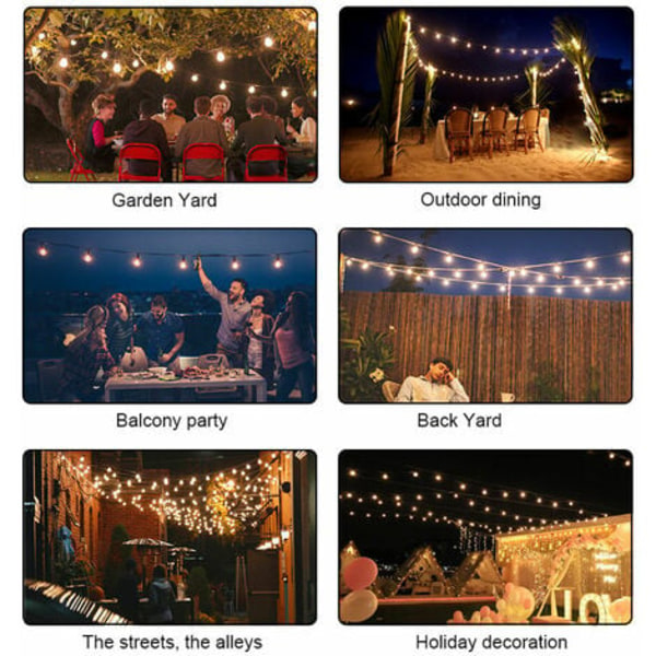 Outdoor Fairy Lights - 15 Lights - S14