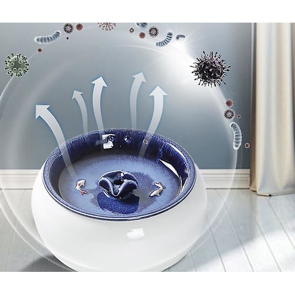 USB Mute Filter Live Spring Cat Water Dispenser White