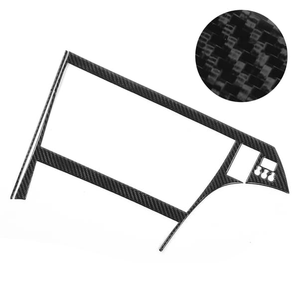 Kulfiber GPS Display Panel Cover til Prius 2012-2015 Højrestyret Sæt med 2