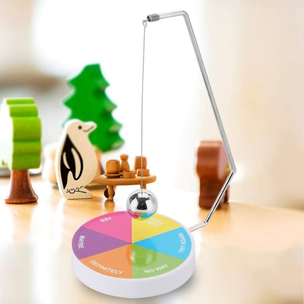 Decision ball fargebakgrunn med lykkevelger underholdning spill ornament