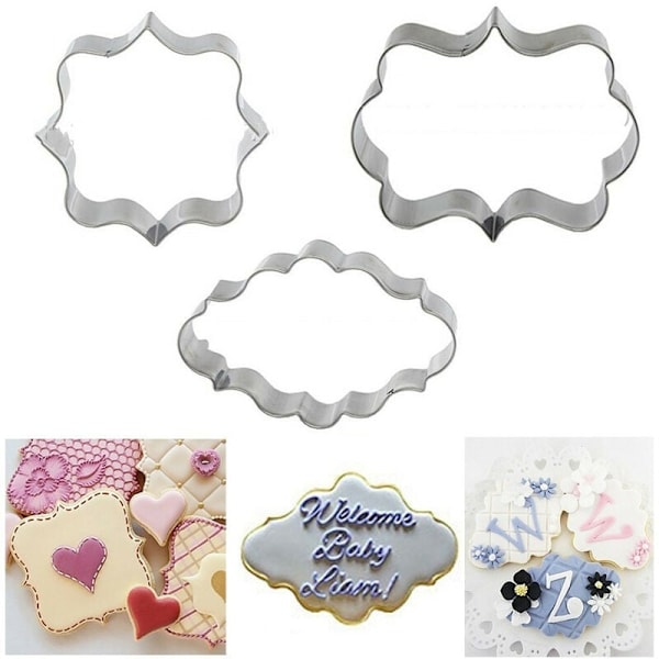 Stk Kakeverktøy Form Form Konditori Fondant Cookies Cutter Dekorasjon Sugarcraft