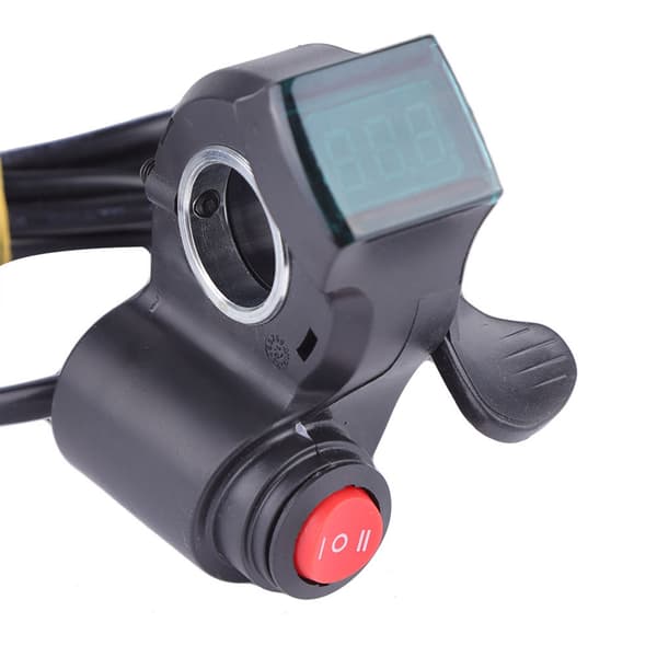 Tommelgass LCD Digital Batterispenning Display 3-trinns bryter