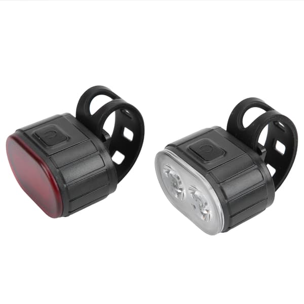 USB Oppladbart Sykkel LED Front- og Baklys Sett Sykkel Sikkerhet Baklys Frontlys
