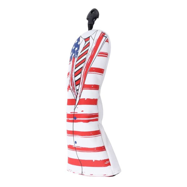 Amerikansk flagg golfkøllehodebeskytter Putter Driver Headcover Protector
