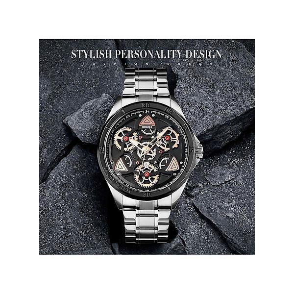 Herrmodeklocka Toppmärke Luxury Quartz Waterproof Watch 1678