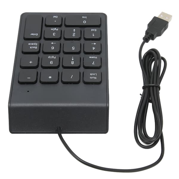 USB Numerisk Tastatur 18 Taster Mini Numerisk Pad til PC Laptop Desktop