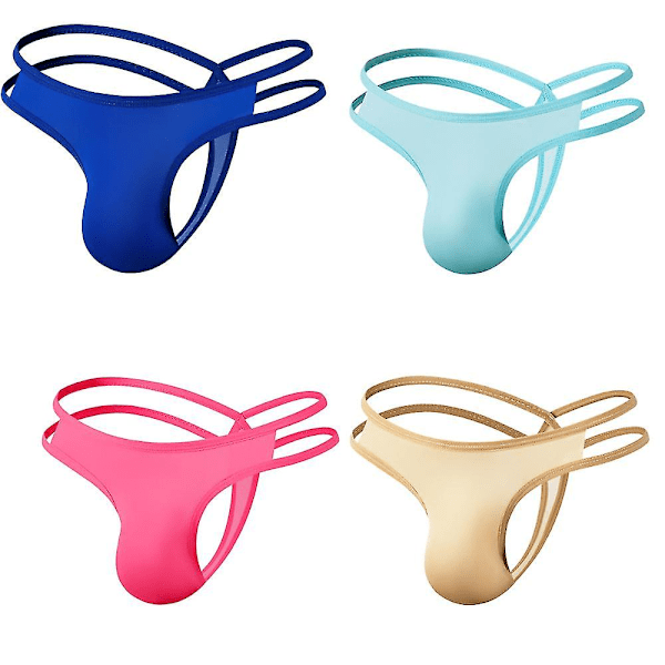 4st/ set Sexiga stringtrosor för män Underkläder Kalsonger M