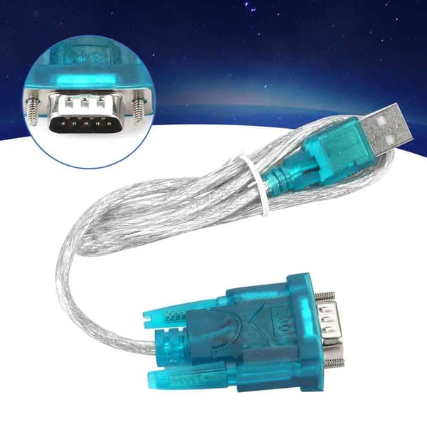 USB RS232 Seriell PLC Programmeringskabel Adapter Konverter