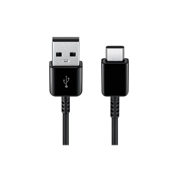 Samsung USB-A - USB-C 1,5m kabel bulk- Svart