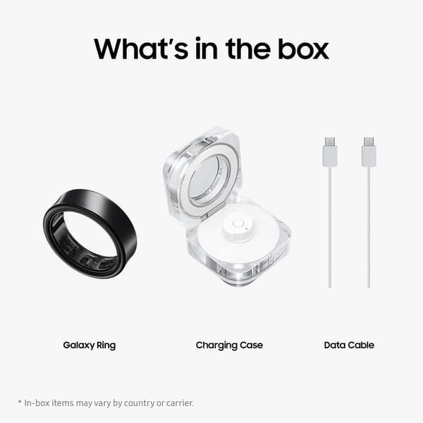 Samsung Galaxy Ring smartring Storlek 5 - Titan Svart