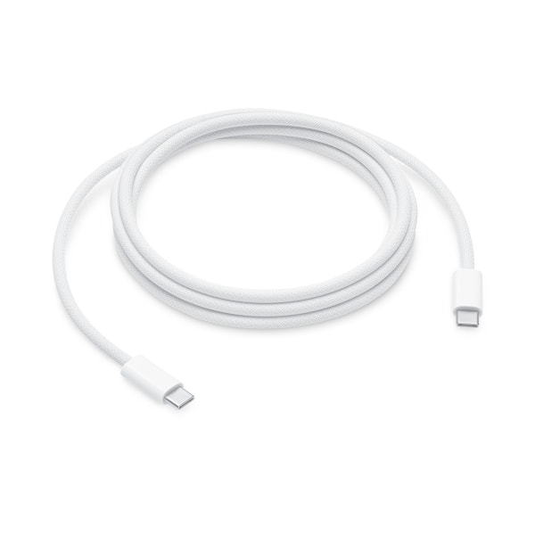 Apple 60W USB-C vävd laddningskabel 1m bulk - Vit